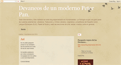 Desktop Screenshot of devaneosmodernopeterpan.blogspot.com