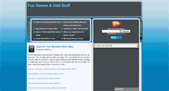 Desktop Screenshot of fungamesoddstuff.blogspot.com