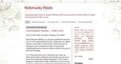 Desktop Screenshot of nolichuckyroots.blogspot.com