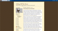 Desktop Screenshot of fallingoffthehorse.blogspot.com