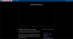Desktop Screenshot of corktageous.blogspot.com