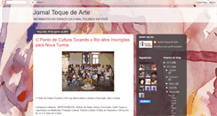 Desktop Screenshot of jornaltoquedearte.blogspot.com