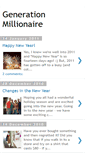 Mobile Screenshot of generationmillionaire.blogspot.com