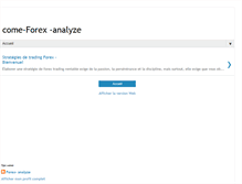 Tablet Screenshot of come-forex-analyze.blogspot.com