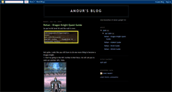 Desktop Screenshot of amoursblog.blogspot.com