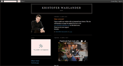 Desktop Screenshot of kristoferwahlander.blogspot.com