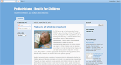 Desktop Screenshot of pediatricias.blogspot.com