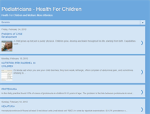 Tablet Screenshot of pediatricias.blogspot.com