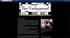 Desktop Screenshot of chrisandhilaryverhaaren.blogspot.com