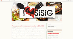 Desktop Screenshot of ilovesisig.blogspot.com