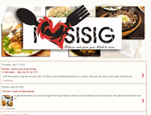 Tablet Screenshot of ilovesisig.blogspot.com