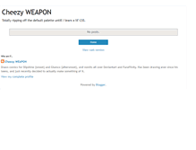 Tablet Screenshot of cheezyweapon.blogspot.com