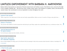 Tablet Screenshot of barbaramarynowski.blogspot.com