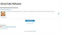 Tablet Screenshot of esculturaperuana.blogspot.com