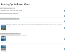Tablet Screenshot of amazingtravelsites.blogspot.com