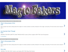 Tablet Screenshot of magicfakers.blogspot.com