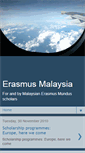 Mobile Screenshot of erasmusmalaysia.blogspot.com