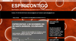 Desktop Screenshot of espiricontigo.blogspot.com