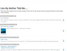 Tablet Screenshot of liesmymothertoldme.blogspot.com