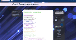 Desktop Screenshot of orkutbeleza.blogspot.com