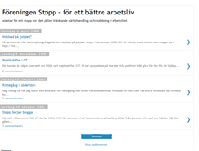 Tablet Screenshot of foreningenstopp.blogspot.com