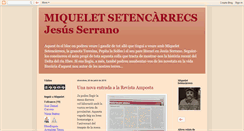 Desktop Screenshot of miqueletsetencarrecs.blogspot.com