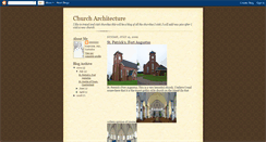 Desktop Screenshot of churcharchitecture.blogspot.com