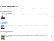 Tablet Screenshot of churcharchitecture.blogspot.com