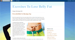 Desktop Screenshot of belly-fat-burning-exercises.blogspot.com