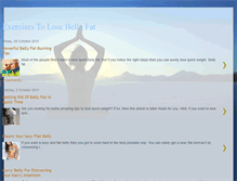 Tablet Screenshot of belly-fat-burning-exercises.blogspot.com