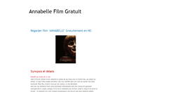 Desktop Screenshot of annabellefilm.blogspot.com