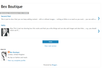 Tablet Screenshot of bexboutique.blogspot.com