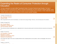 Tablet Screenshot of consumerprotectionkenya.blogspot.com