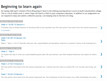 Tablet Screenshot of beginningtolearnagain.blogspot.com