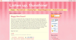 Desktop Screenshot of listenupsunshine.blogspot.com
