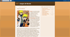 Desktop Screenshot of juegosdenarutogratis.blogspot.com