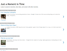 Tablet Screenshot of justamomentintime2.blogspot.com