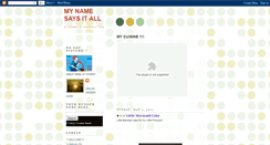 Desktop Screenshot of annapurna-mynamesaysitall.blogspot.com