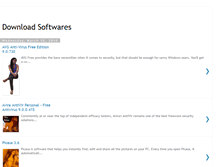Tablet Screenshot of downloadsftware.blogspot.com