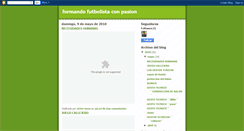 Desktop Screenshot of formandofutbolistaconpasion.blogspot.com