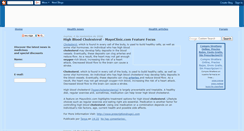 Desktop Screenshot of cholesterol-health1.blogspot.com