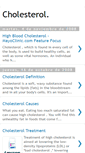 Mobile Screenshot of cholesterol-health1.blogspot.com