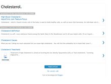 Tablet Screenshot of cholesterol-health1.blogspot.com