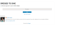 Tablet Screenshot of dressedtodine.blogspot.com