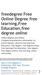 Mobile Screenshot of freedegree.blogspot.com