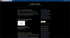 Desktop Screenshot of flashpiano.blogspot.com