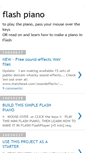 Mobile Screenshot of flashpiano.blogspot.com