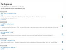 Tablet Screenshot of flashpiano.blogspot.com