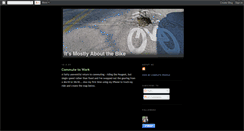 Desktop Screenshot of mostlyaboutthebike.blogspot.com