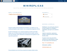 Tablet Screenshot of minireplicas.blogspot.com